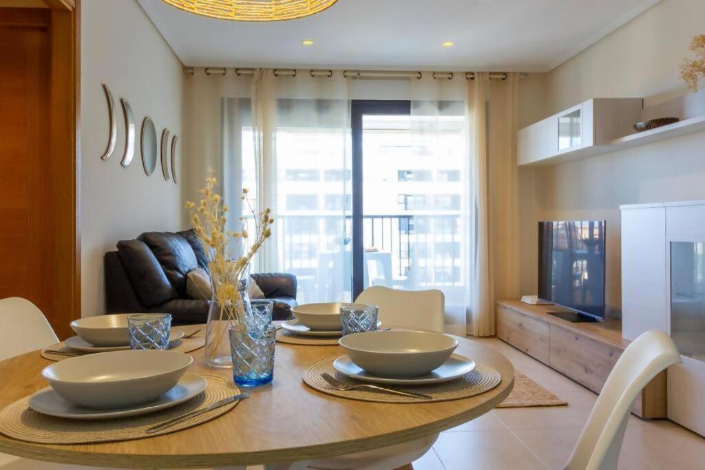 Alboraya Apartamento Con Vista Al Mar Y Piscina Valência Exterior foto
