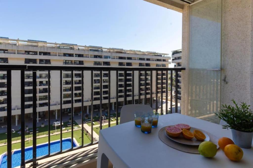 Alboraya Apartamento Con Vista Al Mar Y Piscina Valência Exterior foto